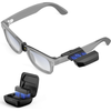 TRANSNOVO puettava akkulaturi Ray-Ban Meta -laseille | 1600 mAh, lataa käytön aikana (Wayfarer, Skyler, sukupolvet 1 ja 2)